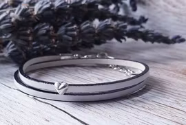 Bracelet Heart to Heart - available in several colors