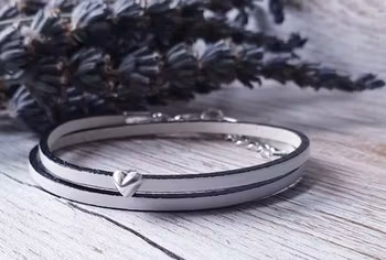 Bracelet Heart to Heart - available in several colors
