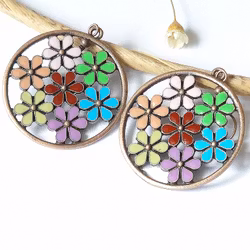 Earrings flowers