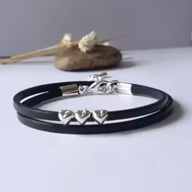 Bracelet Heart to Heart - available in several colors
