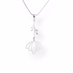 Necklace Lotus flower