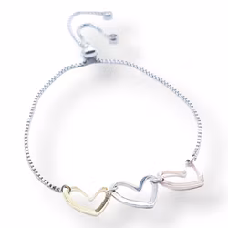 Bracelet Three hearts