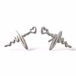 Heartbeat earrings