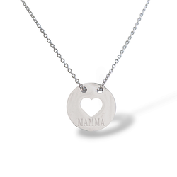 Graverat halsband LOVE med egen text