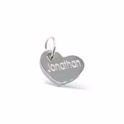 Extra engraved hearts for Your Hearts anklet and bracelet