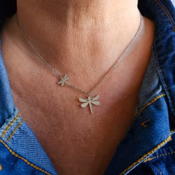 Necklace Two dragonflies