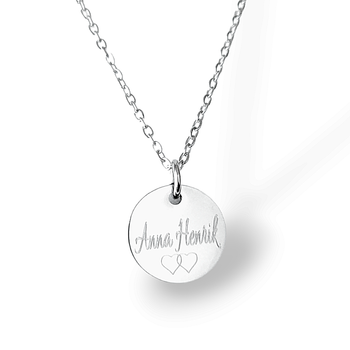 Graverat halsband Couple