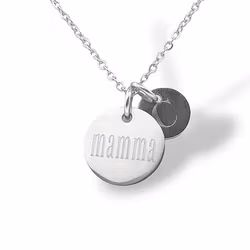 Engraved necklace Family tag