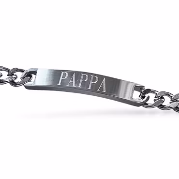 Graverat armband herr