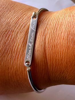 Bangle med personlig gravering