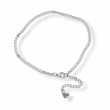 Stainless steel anklet