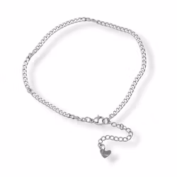 Stainless steel anklet