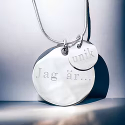 Graverat halsband Jag är...