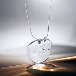 Graverat halsband Jag är...