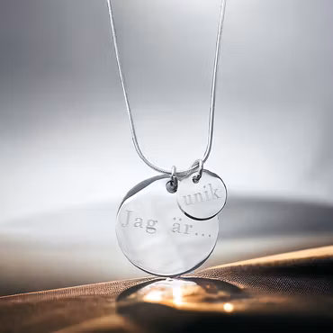 Graverat halsband Jag är...