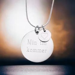 Graverat halsband Min tid kommer