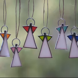 Halsband Glasängel stor