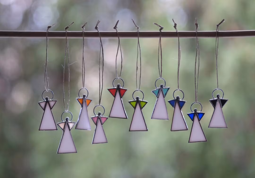 Halsband Glasängel stor