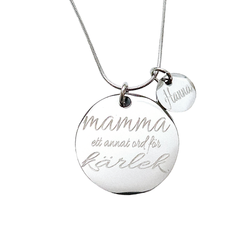 Graverat halsband Till Mamma