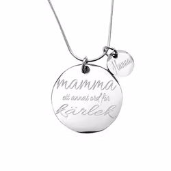 Graverat halsband Till Mamma