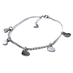 Graverat armband Dina Hjärtan