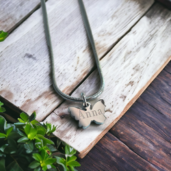 Graverat halsband fjäril