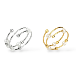 Antistressring med pärlor