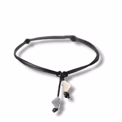 Halsband Lilla hängande hjärtat