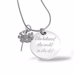 She believed