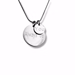 Graverat halsband Always be You