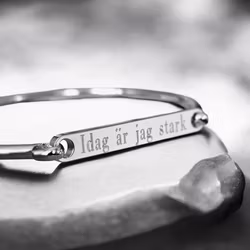 Bangle with personal engraving