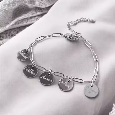 Graverat armband Namnlänk