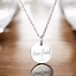 Graverat halsband Couple
