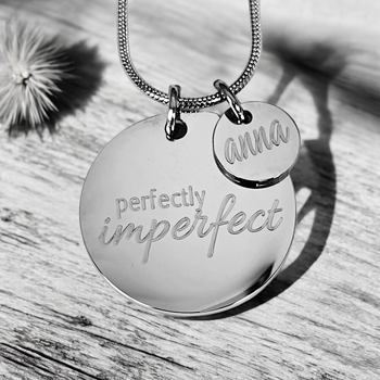 Graverat halsband Perfectly Imperfect