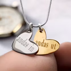 Halsband andas hjärta