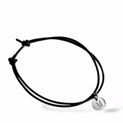 Läderarmband med graverad tag