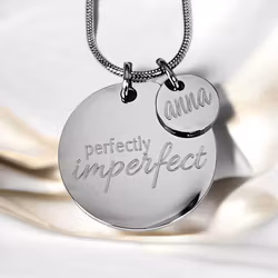 Graverat halsband Perfectly Imperfect