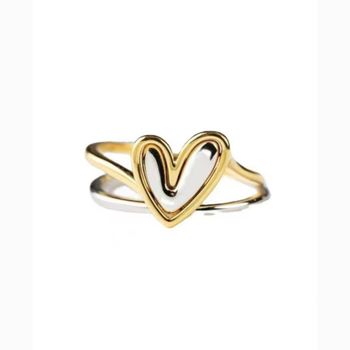 Ring dubbelhjärta