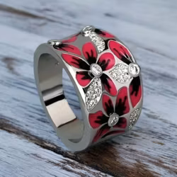 Ring magic röd