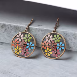 Earrings flowers