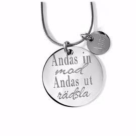 Graverat halsband Andas mod