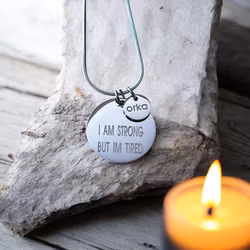 Halsband I AM STRONG BUT