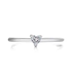 Ring Heart Zirkona