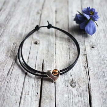 Armband Hjärta i rosé
