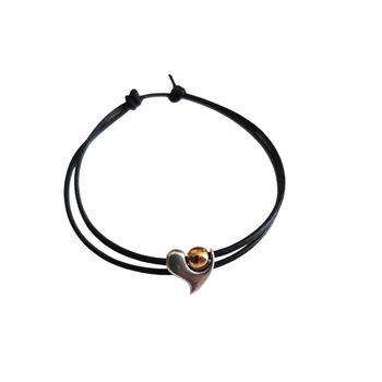 Armband Hjärta i rosé