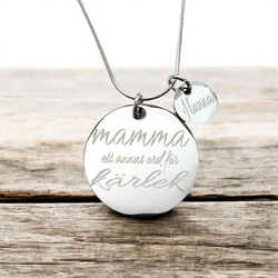Graverat halsband Till Mamma