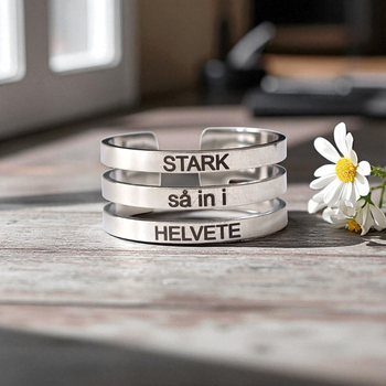 Graverad ring STARK så in i HELVETE