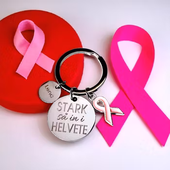 Nyckelring STARK som in i HELVETE med personlig tag