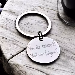 Nyckelring Vin är svaret!