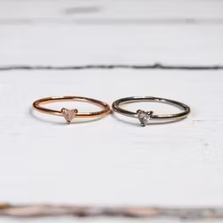 Ring Heart Zirkona